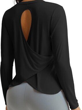 BRXL Women's UV Workout Tops UPF50+ Long Sleeve  Moisture Wicking Quick Dry XL